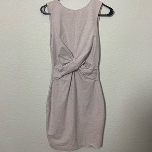 Fitted Backless Minidress